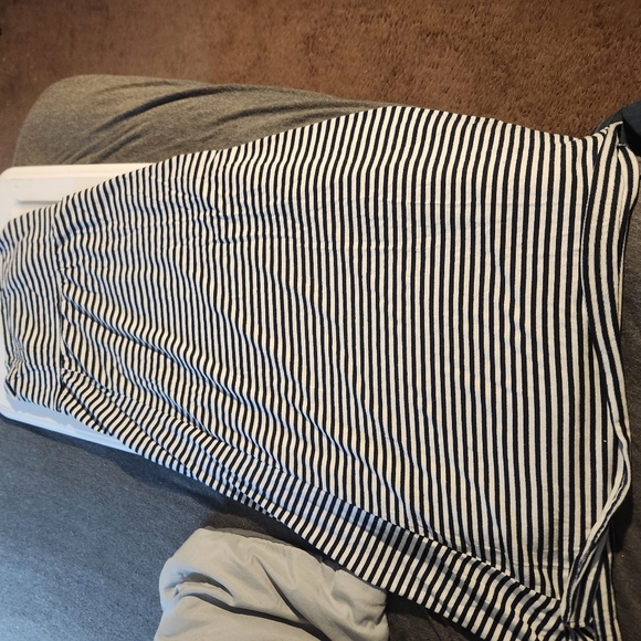 Azules Stripe Maxi Skirt - Picture 2 of 4